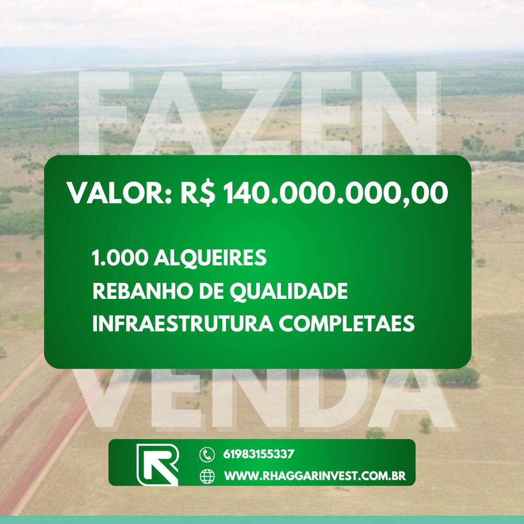 Terreno à venda, 1000m² - Foto 1