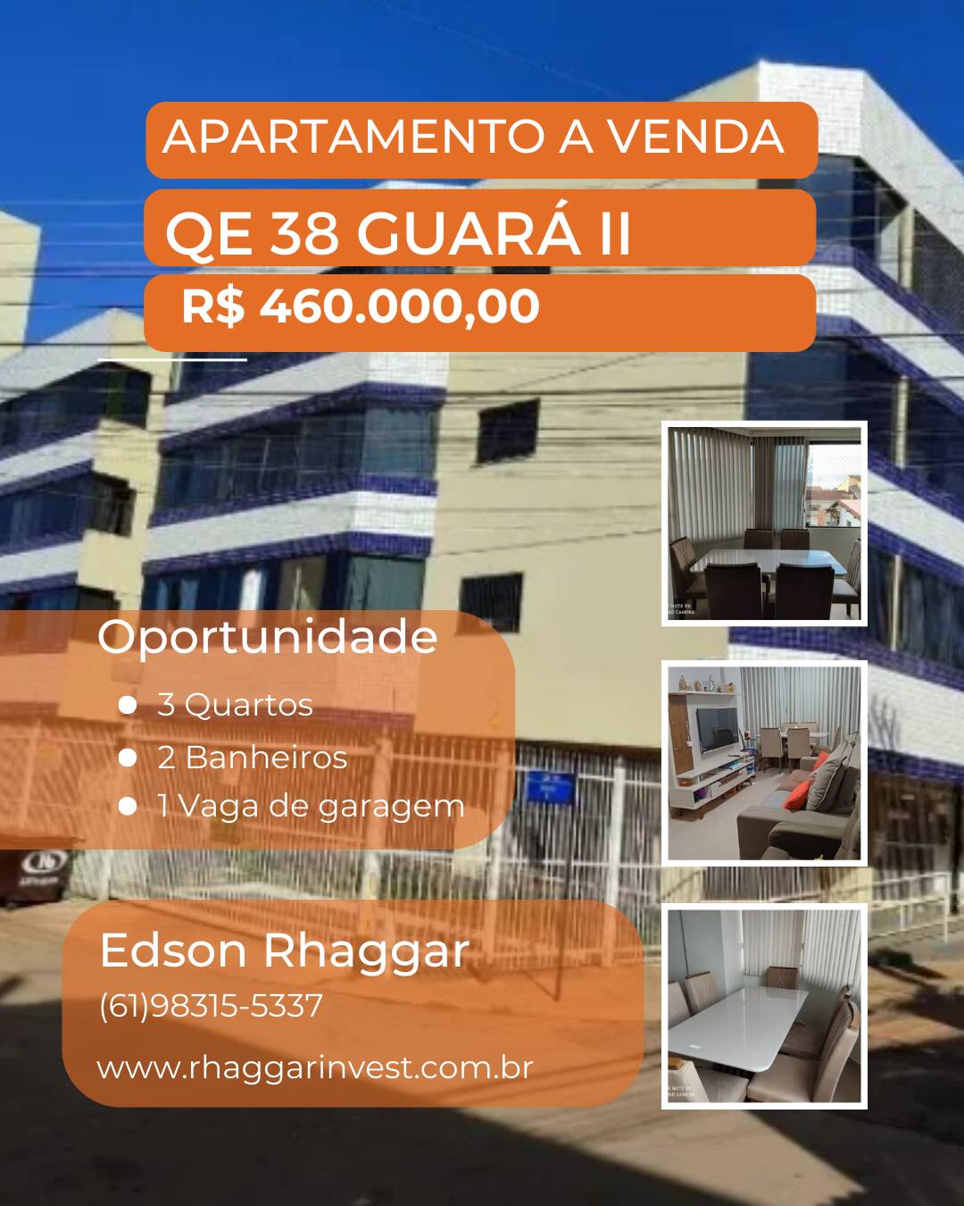 Apartamento à venda com 3 quartos, 95m² - Foto 1